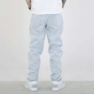 Spodnie Tapered Karl Kani Tapered Five Pocket Denim Small Signature 6000427 bleached blue