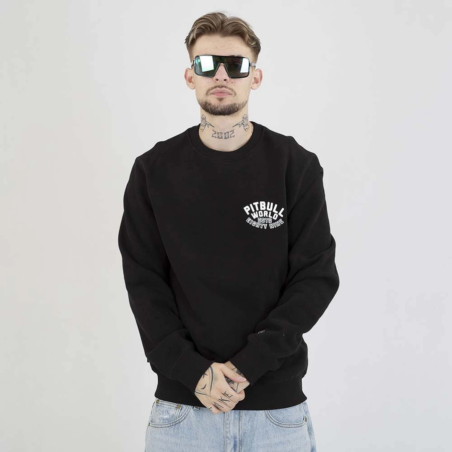 Bluza Pit Bull Crewneck Hero czarna