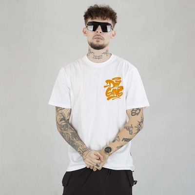 Koszulka Diil Spray biało pomarańczowa