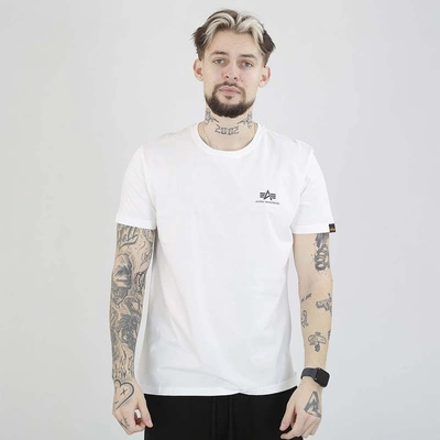 Koszulka Alpha Industries Basic Small Logo 188505 biała