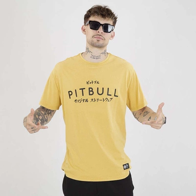Koszulka Pit Bull Mt.Fuji washed żółta