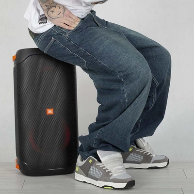 Spodnie Baggy I8 Denim BAG45 średni niebieski