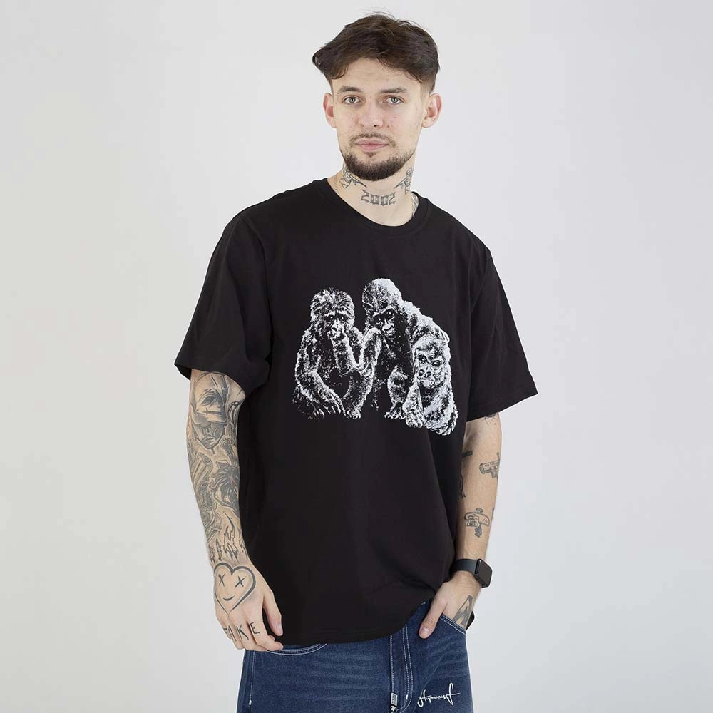 Koszulka Stoprocent Baby Gorilla czarna