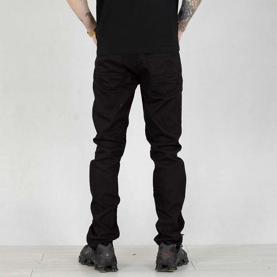 Spodnie Croll Regular Jeans 6525-R2 black