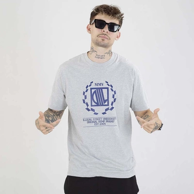 Koszulka Diil Laur szara granatowa