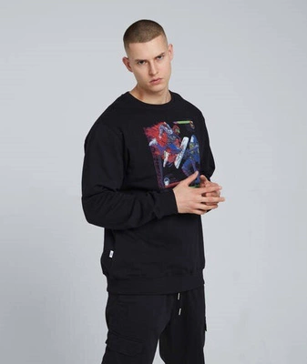 Smoke Story ATTACK Bluza bez kaptura Czarny