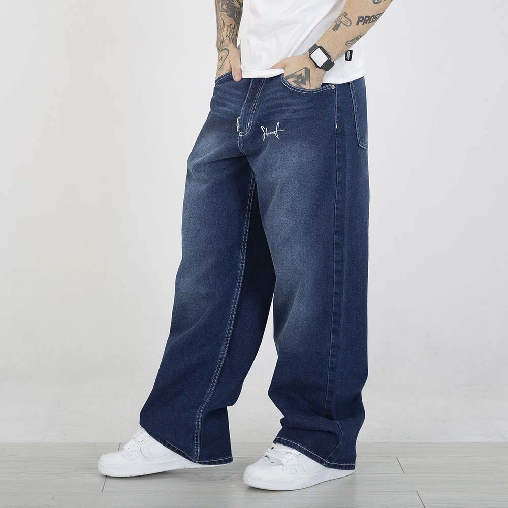 Spodnie Stoprocent Baggy niebieskie