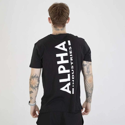 Koszulka Alpha Industries Back Paint 128507 czarna