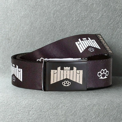 Pasek Parciany Chada Kastet Logo czarny