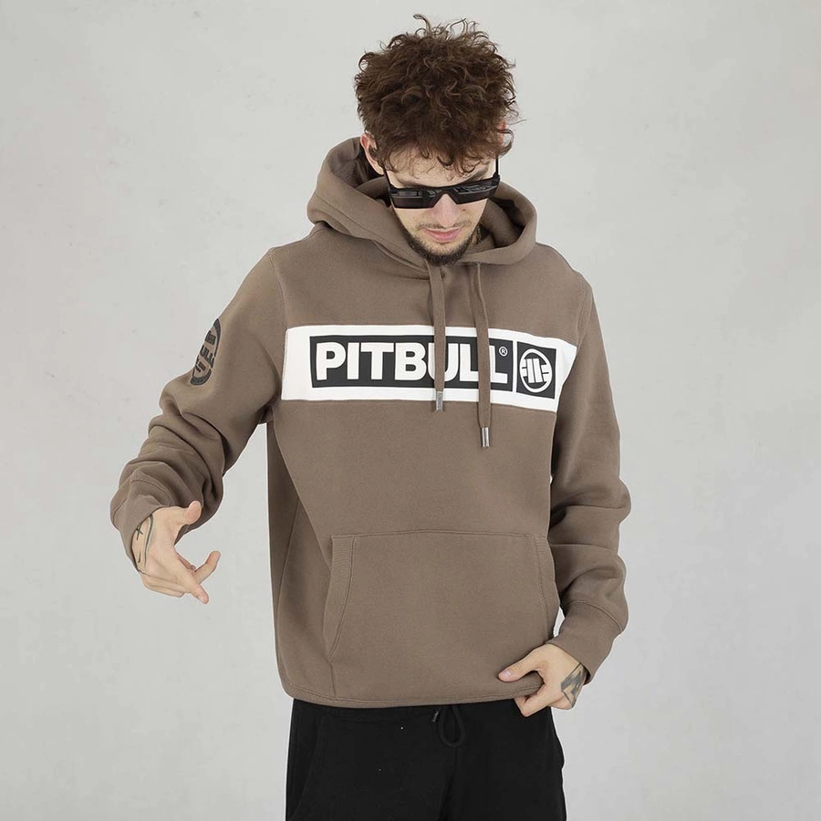 Bluza Pit Bull Hoodie Sherwood ciemno zielona