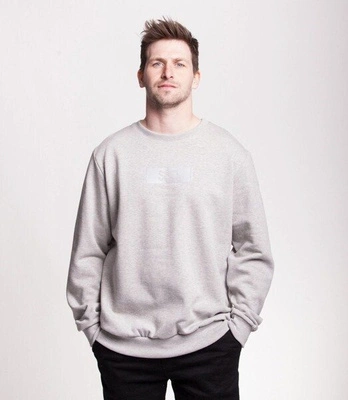 Smoke Story REFLECTIVE Bluza bez kaptura jasny Szary