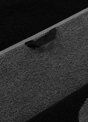 Ręcznik Kąpielowy Pit Bull Jacquard Gym Hilltop czarno grafitowy