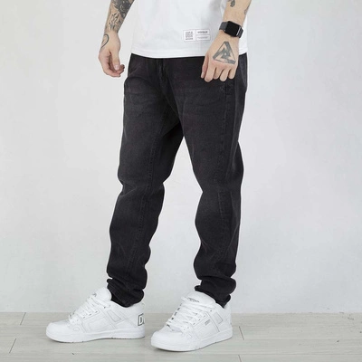 Spodnie I8 Denim BOY49 czarne