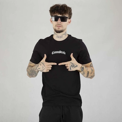 Koszulka Ciemna Strefa Gotyk Duże Logo czarno biała