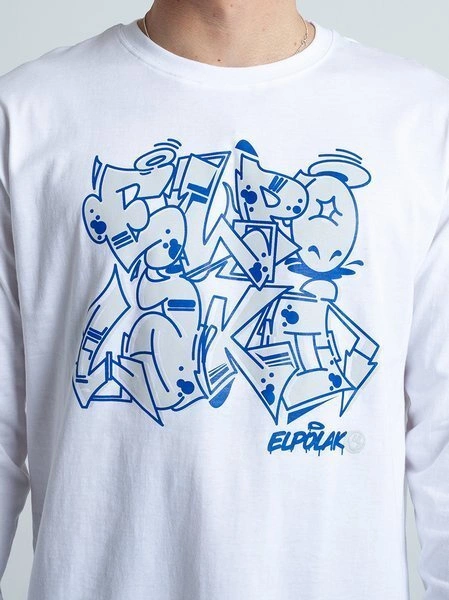 El Polako GRAFFITI Longsleeve Biały