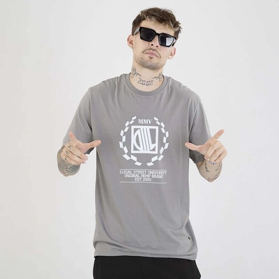 Koszulka Diil Laur szara biała