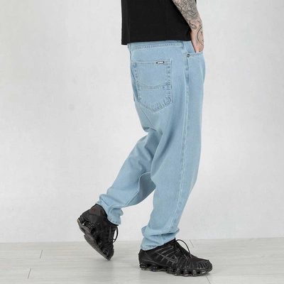Spodnie Mass Jeans Baggy Fit Slang light blue