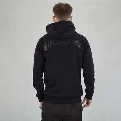 Bluza Hoodie Ciemna Strefa CS Gotyk czarno czarna