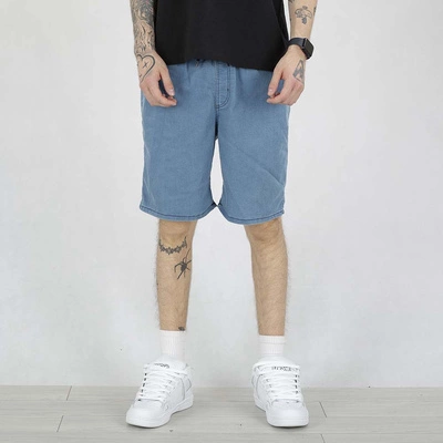 Spodenki Jeansowe Patriotic Kastet Logo jasne niebieskie