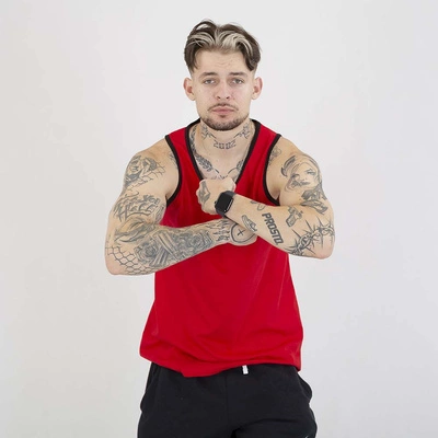 Tank Top Dudek P56 Dudek Logo czerwony