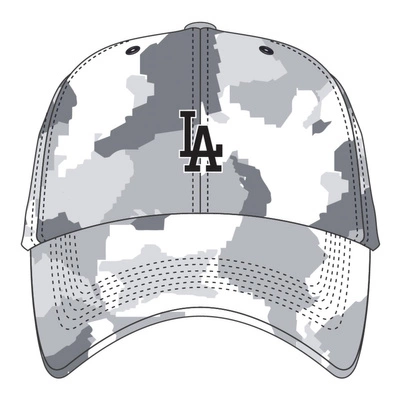 Czapka 47 Brand MLB Los Angeles Dodgers Digital Star ’47 Clean Up B-DGTCU12PTS-GY