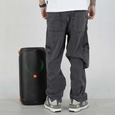 Spodnie Baggy I8 Denim BAG44 szare