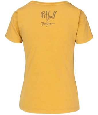 Koszulka Pit Bull Beachbreak sprana żółta