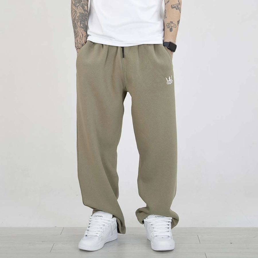 Spodnie Dresowe Jigga Wear Logo Drawcord khaki