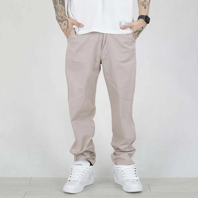 Spodnie Regular Prosto Mavic beżowe