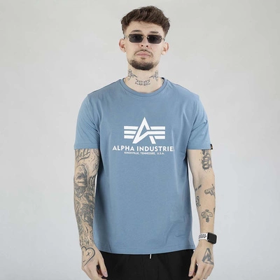 Koszulka Alpha Industries Basic 100501 niebieskia