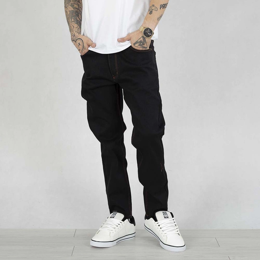 Spodnie Tapered Prosto Gotik black jeans