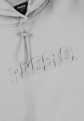 Bluza Prosto Hoodie Interlock Logy szara