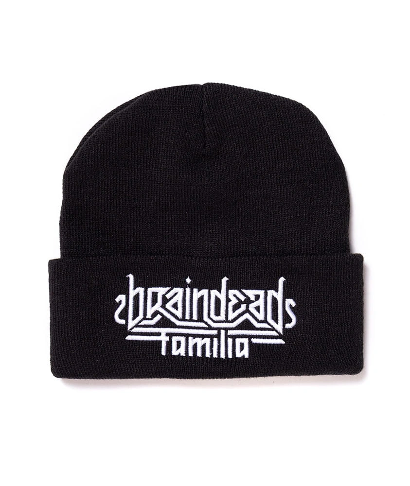 Czapka Zimowa Brain Dead Familia Viking czarna