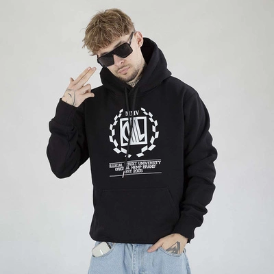 Bluza Diil Hoodie Laur czarna biała