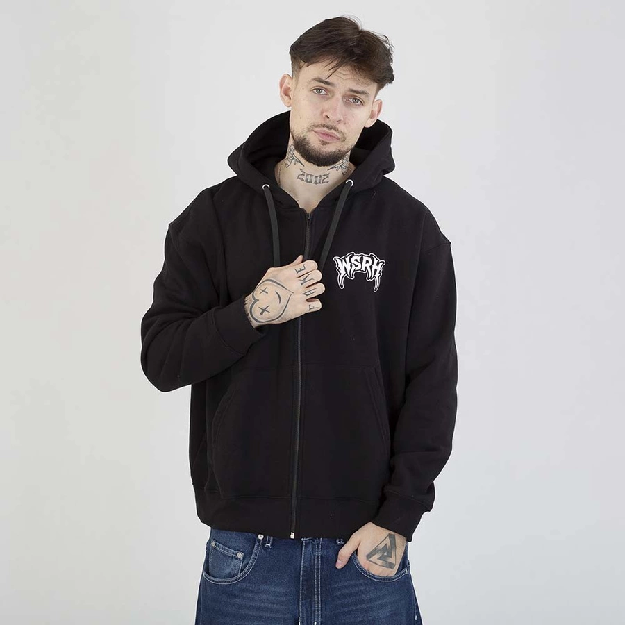 Bluza WSRH Hoodie ZIP Skull czarna