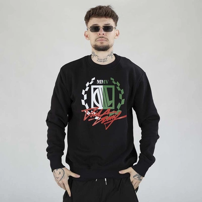 Bluza Diil Bez Kaptura Laur Gang czarno czerwona