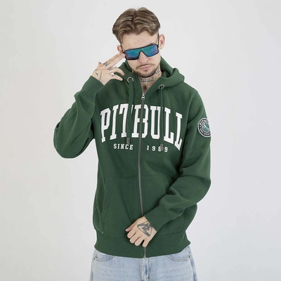 Bluza Pit Bull Hoodie ZIP Norton zielona
