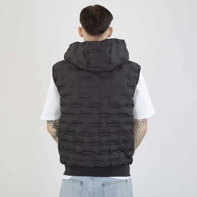 Bezrękawnik Pit Bull Hoodie Fisk Quilted czarny