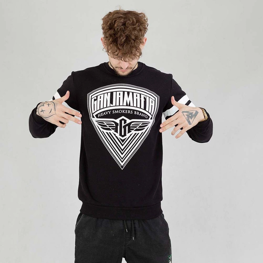 Bluza Crewneck Ganja Mafia General czarna