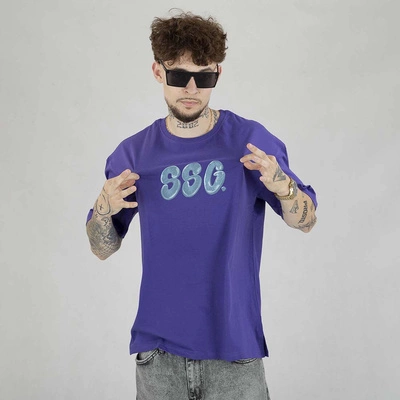 Koszulka SSG Baggy Sketch fioletowa