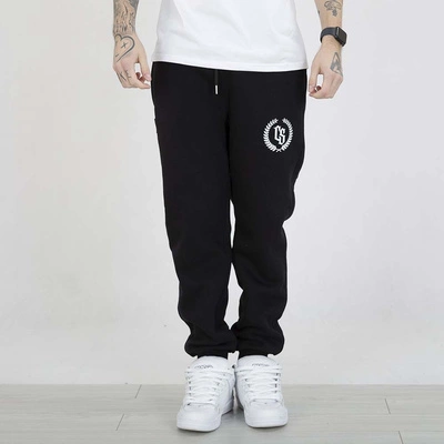 Spodnie dresowe Ciemna Strefa CS Laur czarne białe