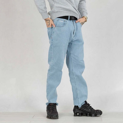 Spodnie Baggy Prosto Jeans Oyeah light blue jeans