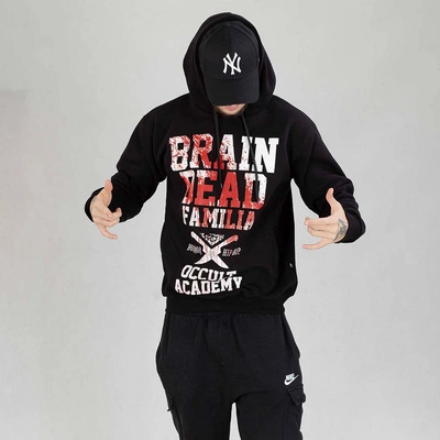 Bluza Brain Dead Familia Hoodie Occult Academy Blood czarna