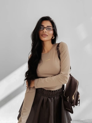 Bluzka Olavoga Simbi beżowa