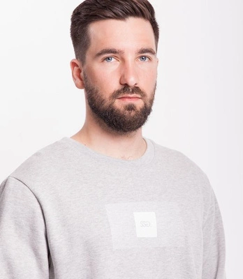 Smoke Story FOIL CLEAR Bluza bez kaptura jasny Szary