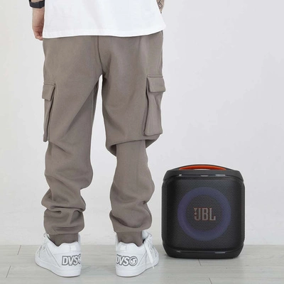 Spodnie dresowe Pit Bull cargo Cypress Sport szarobrązowe