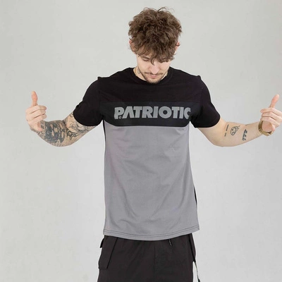 Koszulka Patriotic F-Mesh czarno szara