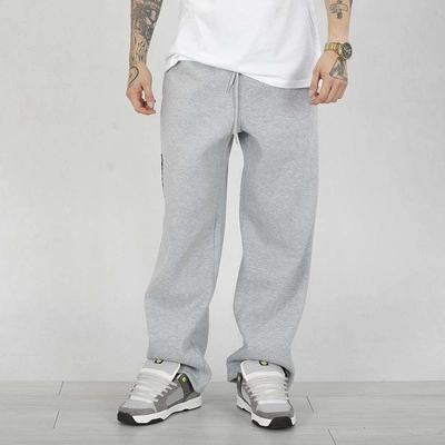 Spodnie Dresowe El Polako Baggy Double Logo Drawcord szare