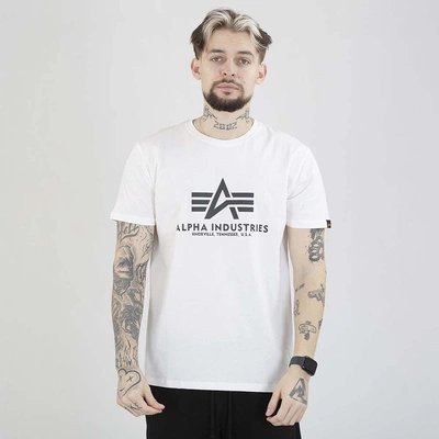 Koszulka Alpha Industries Basic 100501 biało czarny
