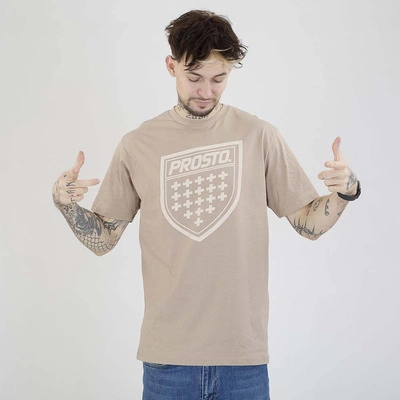 Koszulka Prosto Shield beżowa